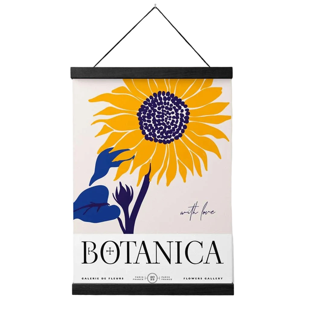 Affiche de Marché aux Fleurs Tournesol avec Cintre 0