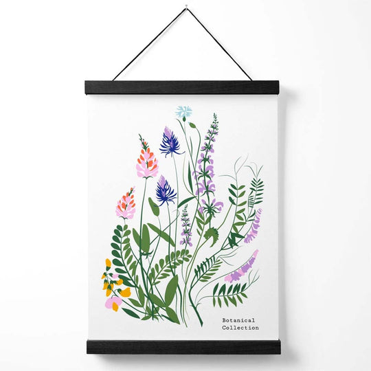 Affiche de fleurs sauvages avec cintre 0