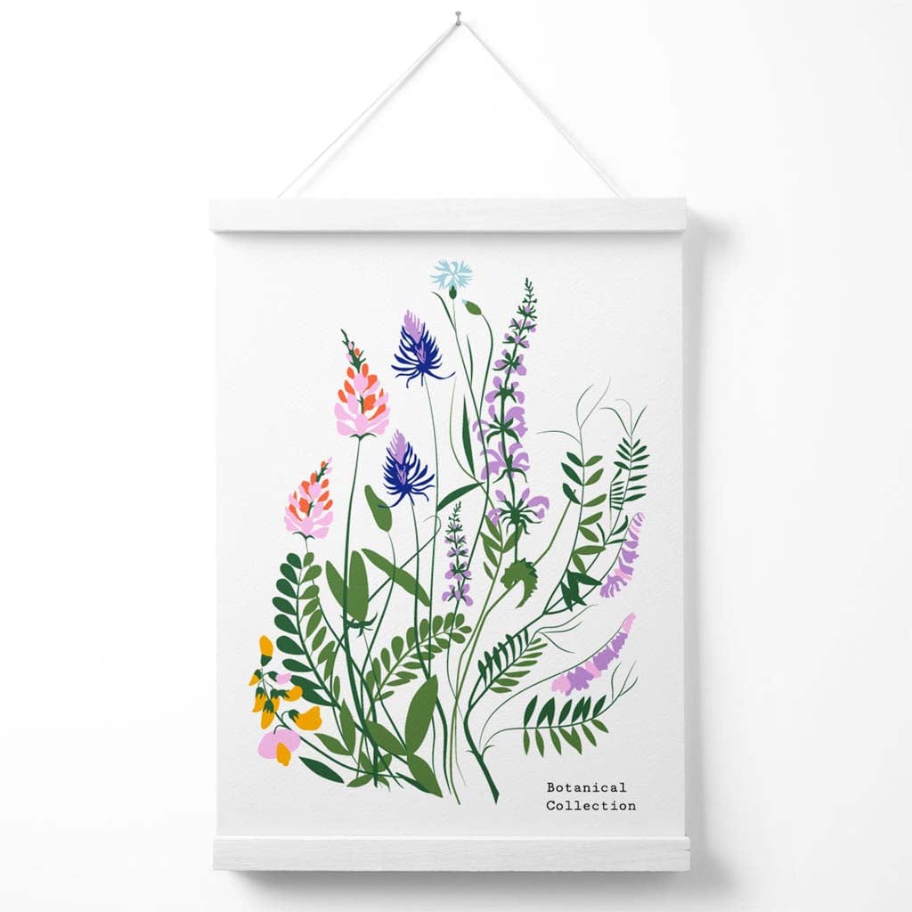 Affiche de fleurs sauvages avec cintre 2