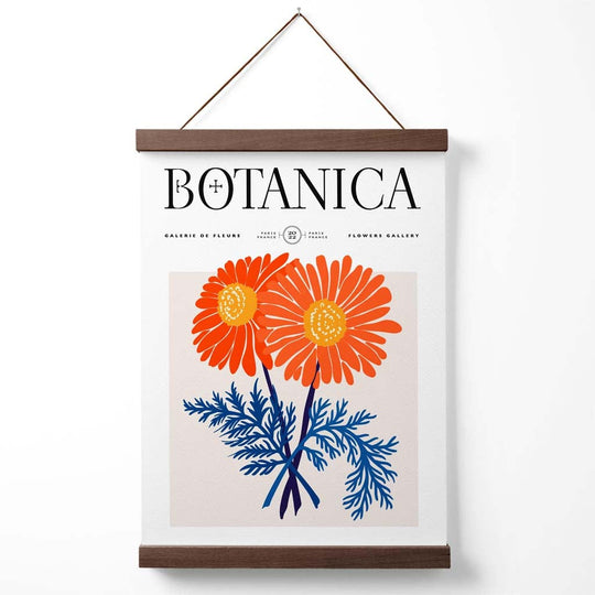 Affiche de marché aux fleurs avec motif de chrysanthème 4