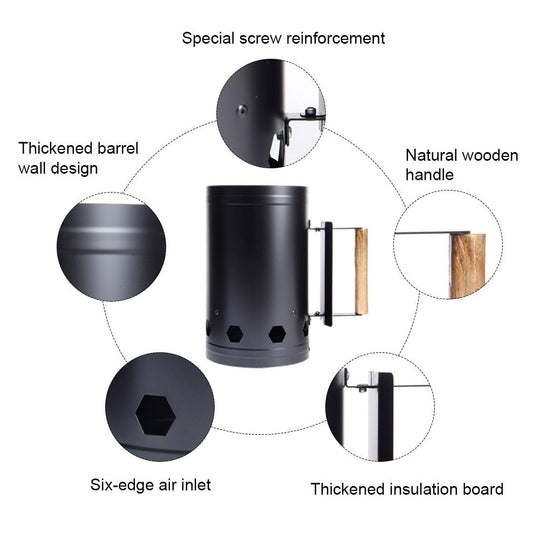 Allume-Charbon pour Gril Extérieur Pratique 2