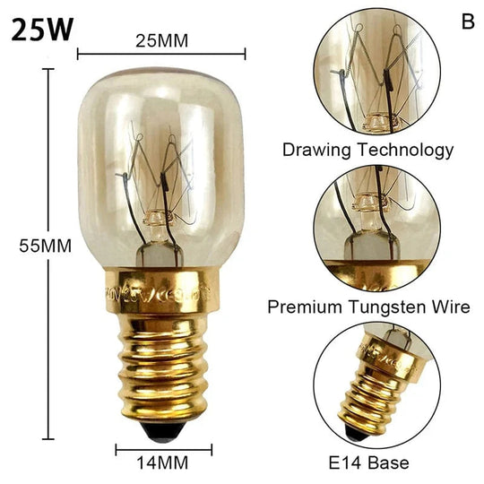 Ampoule à Micro-ondes E14 Haute Température 300°C 6
