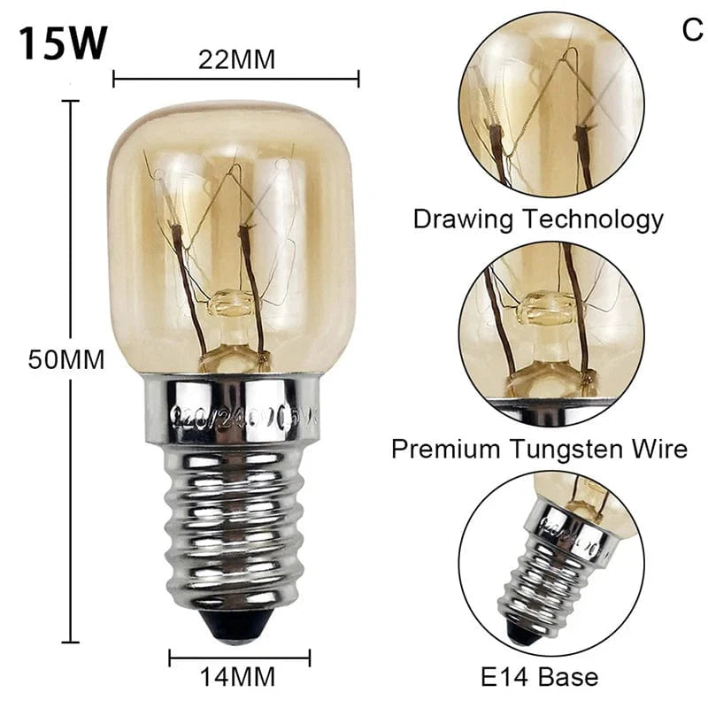 Ampoule à Micro-ondes E14 Haute Température 300°C 7