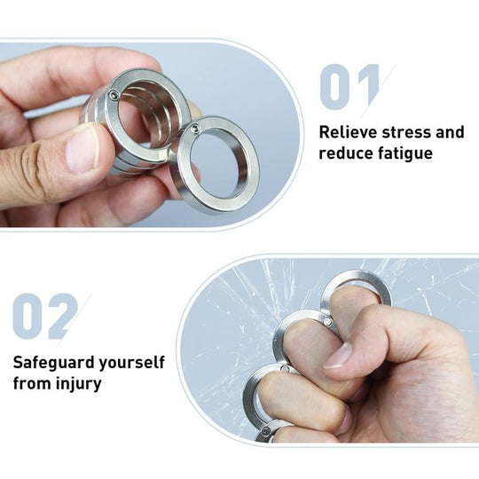 Anneau de Déclenchement Pliable Compact pour Gestion du Stress 6