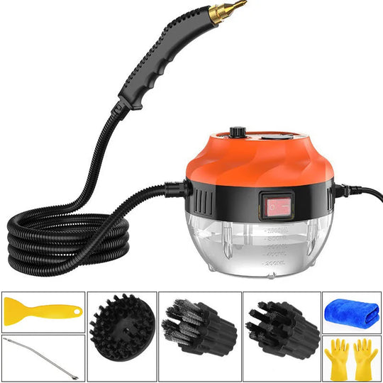 Appareil Nettoyeur Vapeur Haute Pression 2800W Compact pour Cuisine et Voiture 0