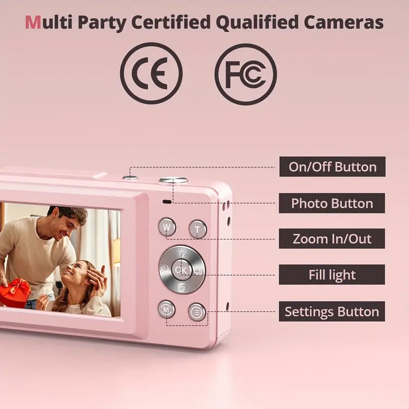 Appareil Photo Numérique Compact Vintage pour Capturer des Moments Mémorables 3
