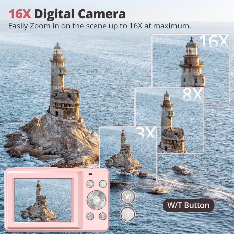 Appareil Photo Numérique Compact Vintage pour Capturer des Moments Mémorables 4