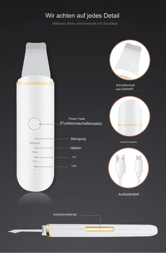Appareil de Nettoyage Visage Ultrasonique Compact 5