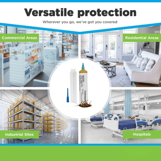Appât Anti-Cafards Gel Intérieur et Extérieur 30g 6