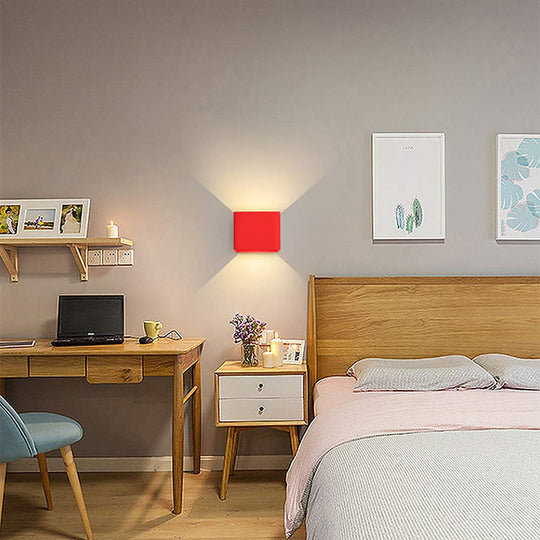 Applique Murale Design Carrée Moderne Pour Chambre Et Salon 11