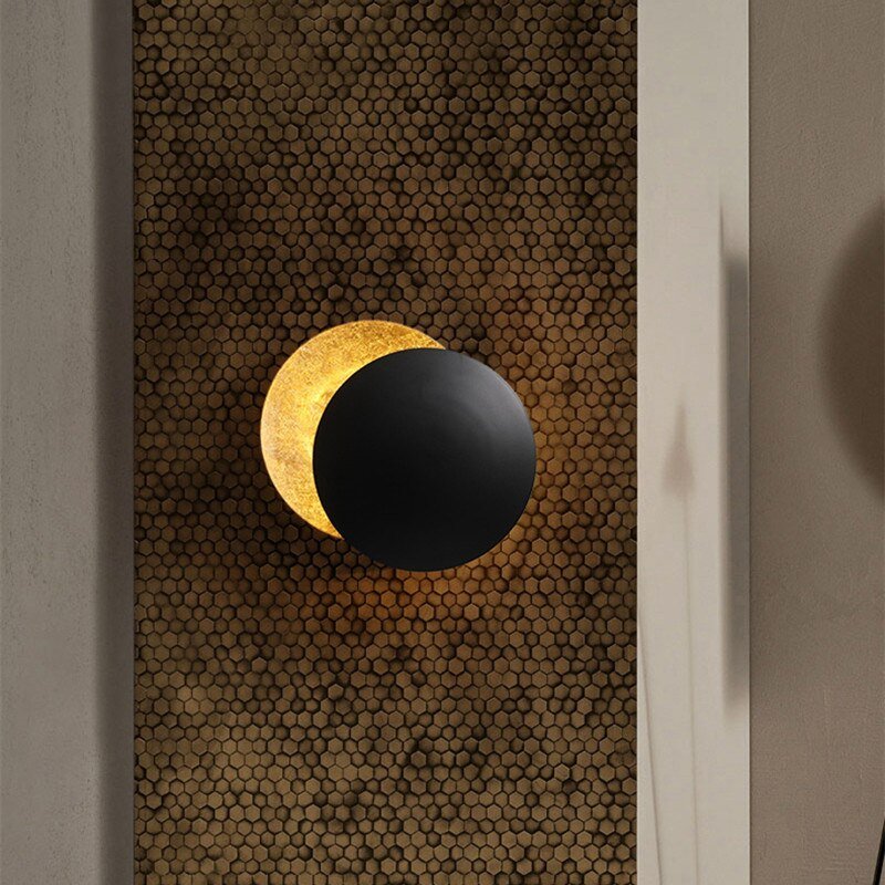 Applique Murale Design Éclipse Solaire pour Chambre et Salon 3