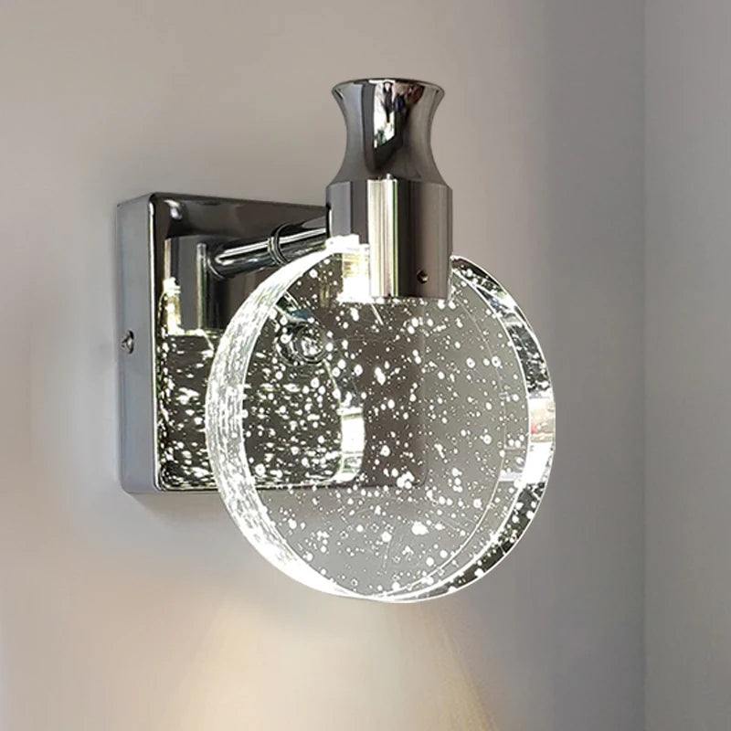 Applique Murale Design Moderne avec Accents Dorés pour Salon et Chambre 7
