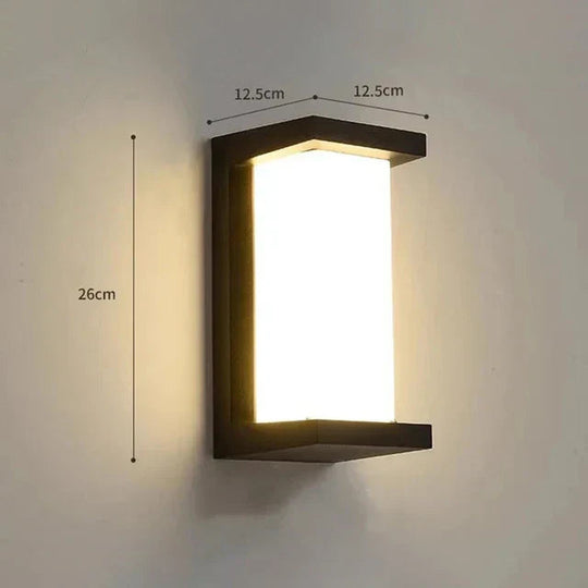 Applique Murale Extérieure Design LED Moderne 0