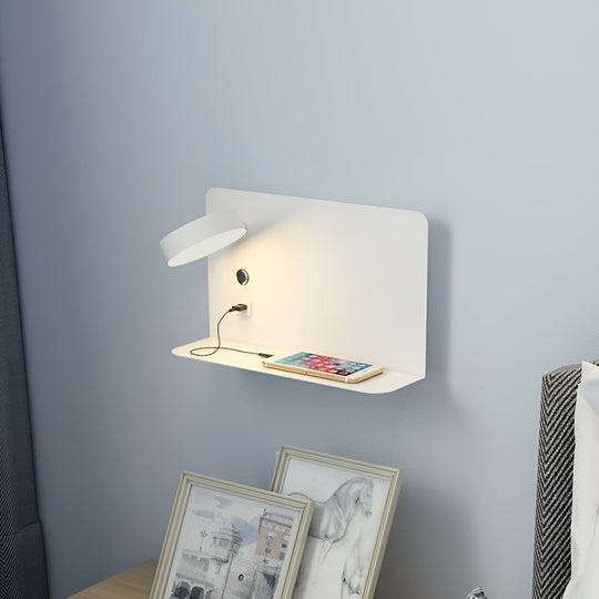 Applique Murale LED Moderne avec Port USB 2