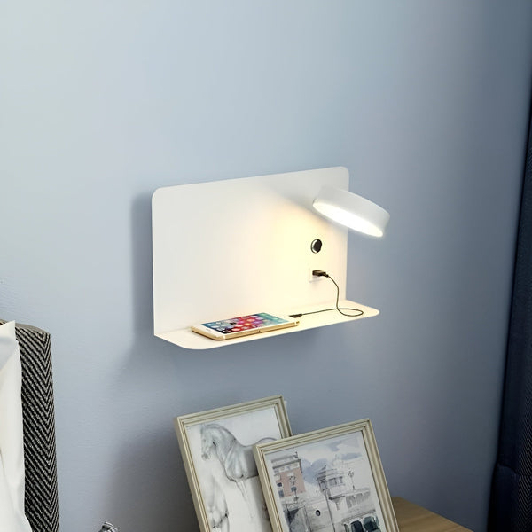 Applique Murale LED Moderne avec Port USB 4
