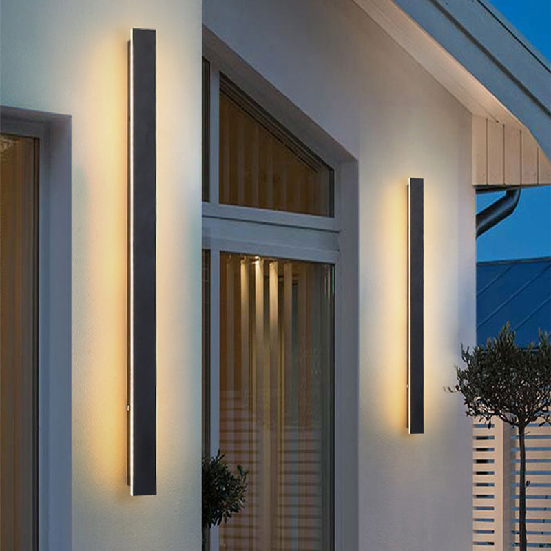 Applique Murale LED Moderne en Métal Noir 10