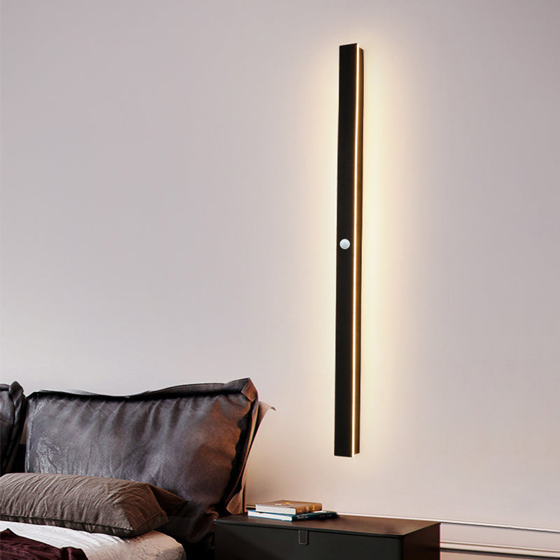 Applique Murale LED Moderne en Métal Noir 2