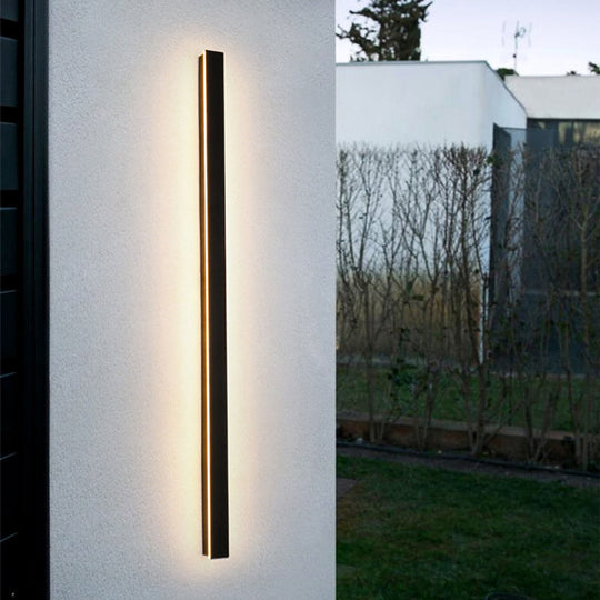 Applique Murale LED Moderne en Métal Noir 5