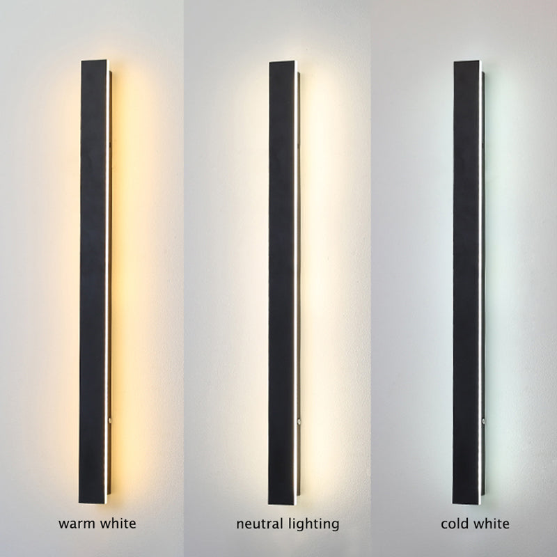 Applique Murale LED Moderne en Métal Noir 6