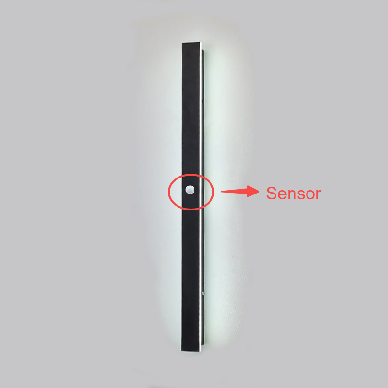 Applique Murale LED Moderne en Métal Noir 7