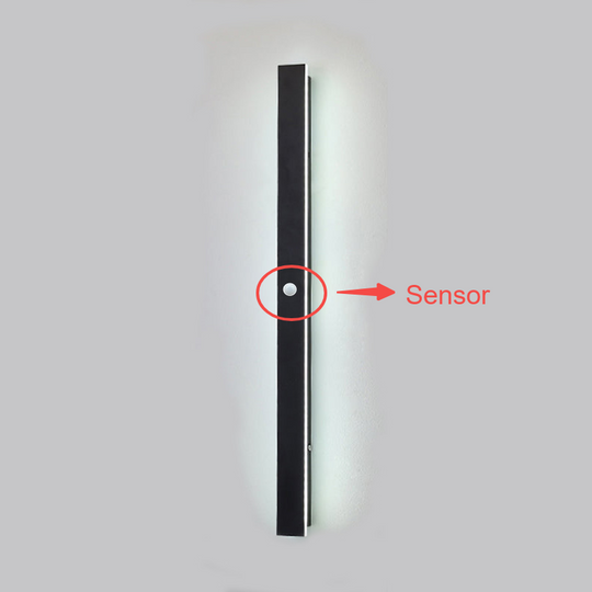 Applique Murale LED Moderne en Métal Noir 7