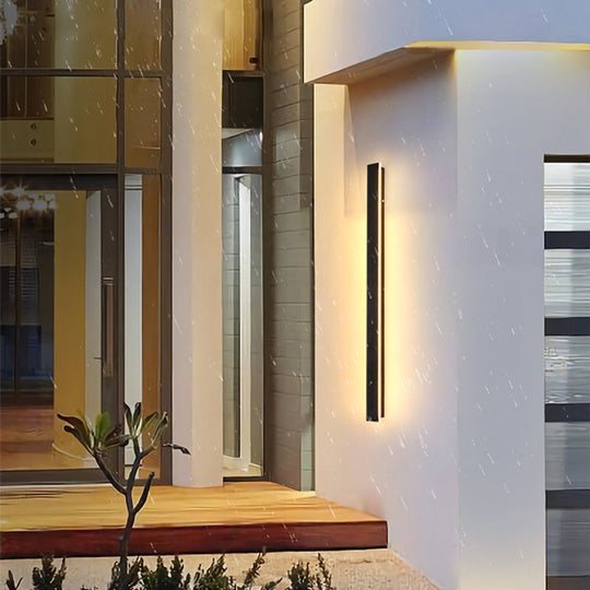 Applique Murale LED Moderne en Métal Noir 8