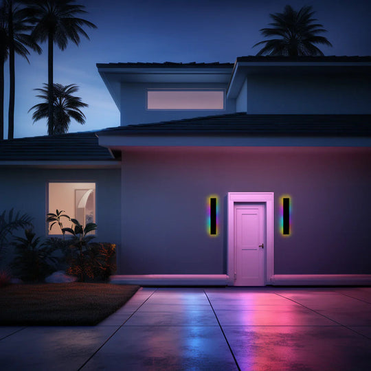 Applique Murale LED Moderne en Métal Noir 9
