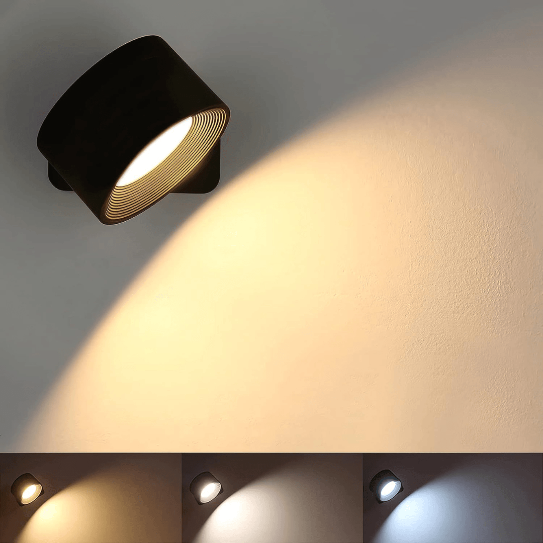 Applique Murale LED Rechargeable Orientable Design Moderne pour Chambre et Salon 7