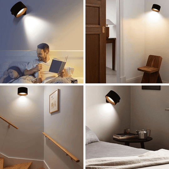 Applique Murale LED Rechargeable Orientable Design Moderne pour Chambre et Salon 8