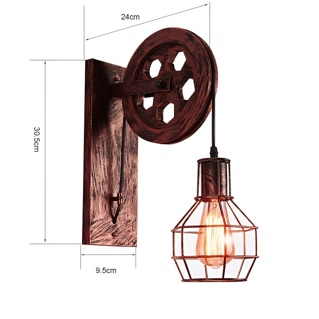 Applique Murale LED Vintage Industrielle 4