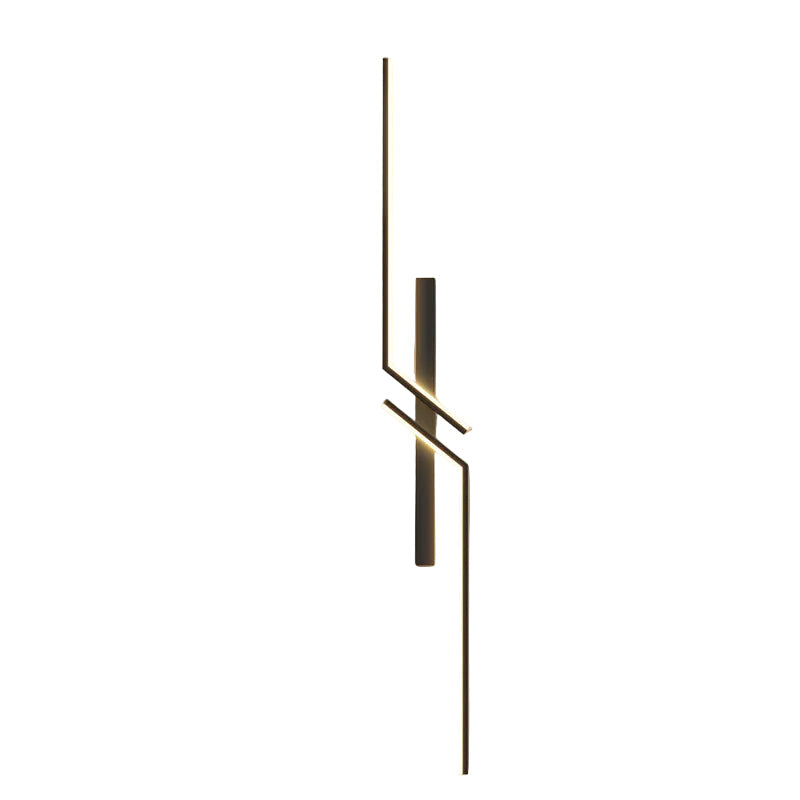 Applique Murale Moderne Noire LED 0