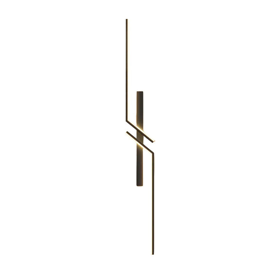 Applique Murale Moderne Noire LED 0