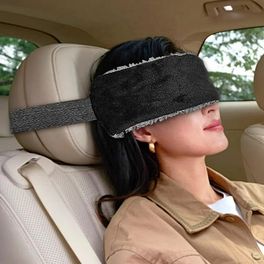 Appui-tête de Voyage Ergonomique avec Masque de Sommeil 2