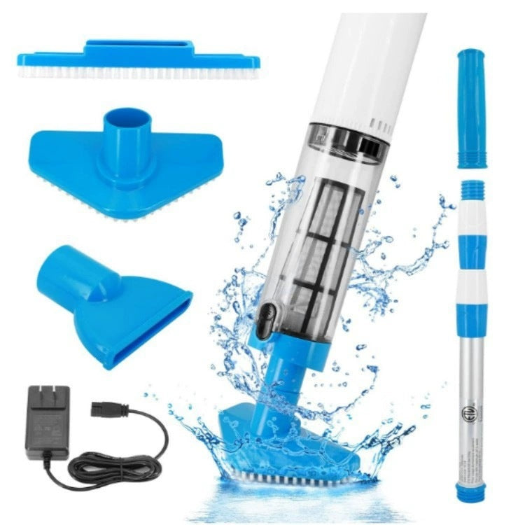 Aspirateur Piscine Portatif Rechargeable avec Accessoires Interchangeables pour Nettoyage Efficace 0