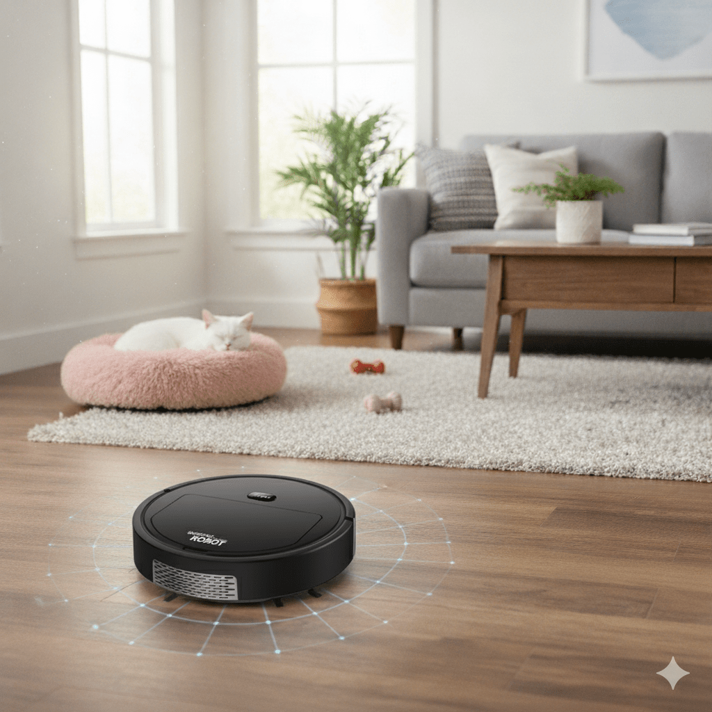 Aspirateur Robot Intelligent Ultra-Silencieux pour Un Nettoyage Efficace 4