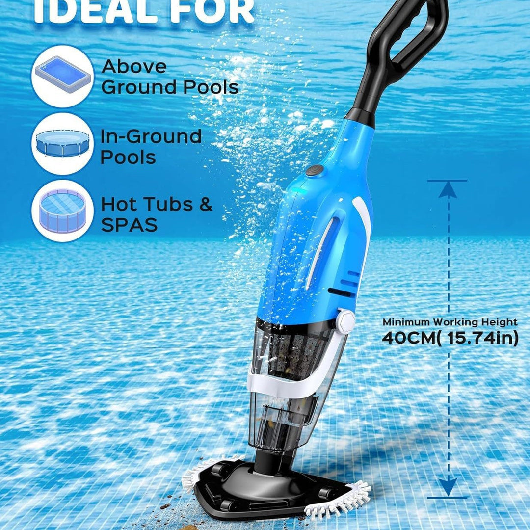Aspirateur Robot Piscine Sans Fil Avec Aspiration Cyclonique Et Grande Capacité 1