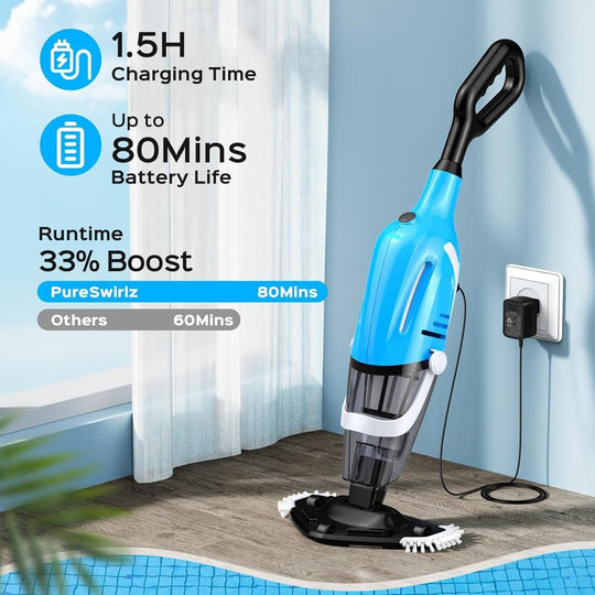 Aspirateur Robot Piscine Sans Fil Avec Aspiration Cyclonique Et Grande Capacité 2