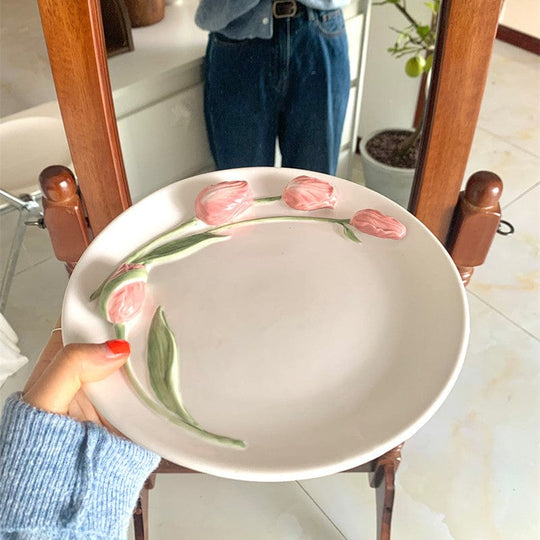Assiette Tulipe Design pour Événements 3