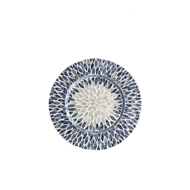 Assiette de Service Élégante pour Femmes avec Motif Floral 0