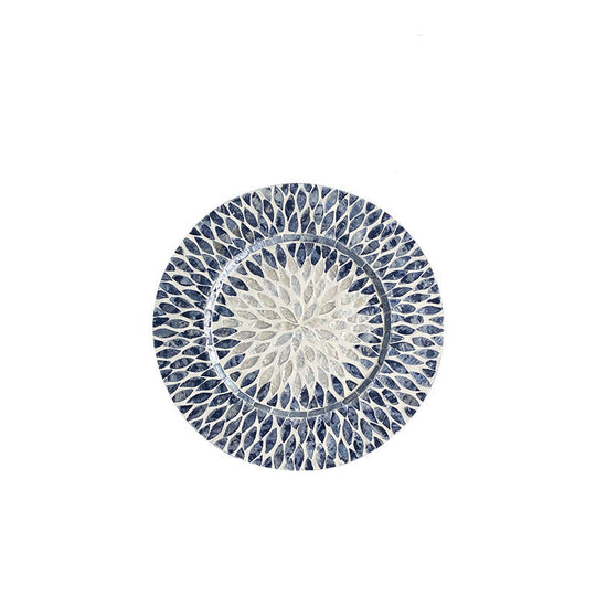 Assiette de Service Élégante pour Femmes avec Motif Floral 0