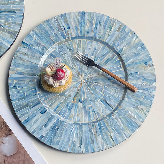 Assiette de Service Élégante pour Femmes avec Motif Floral 1