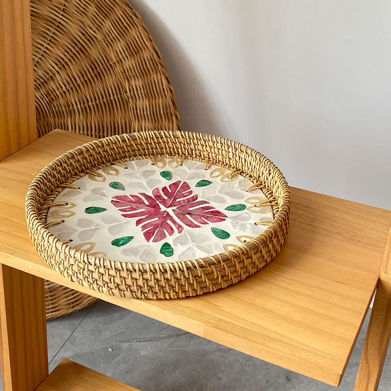 Assiette de Service Ronde en Mosaïque pour Femme 3