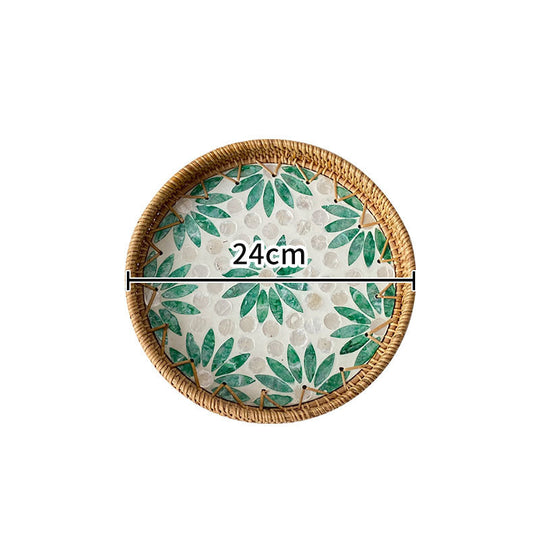 Assiette de Service Ronde en Mosaïque pour Femme 9