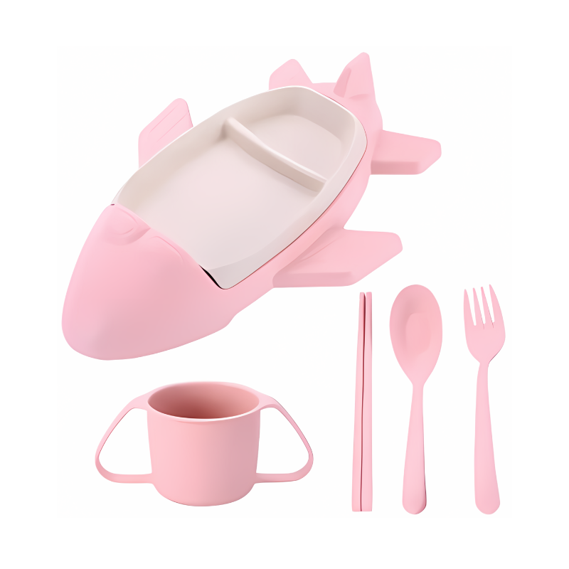 Assiette pour Enfants en Forme de Voiture Amusante avec Compartiments Séparés 17