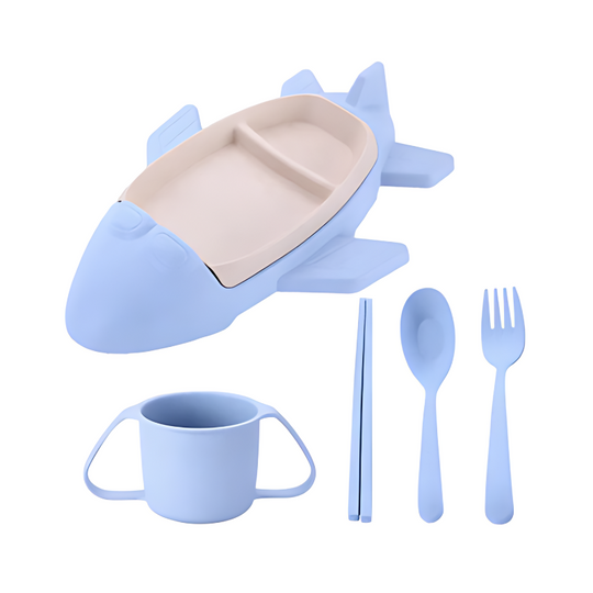 Assiette pour Enfants en Forme de Voiture Amusante avec Compartiments Séparés 21