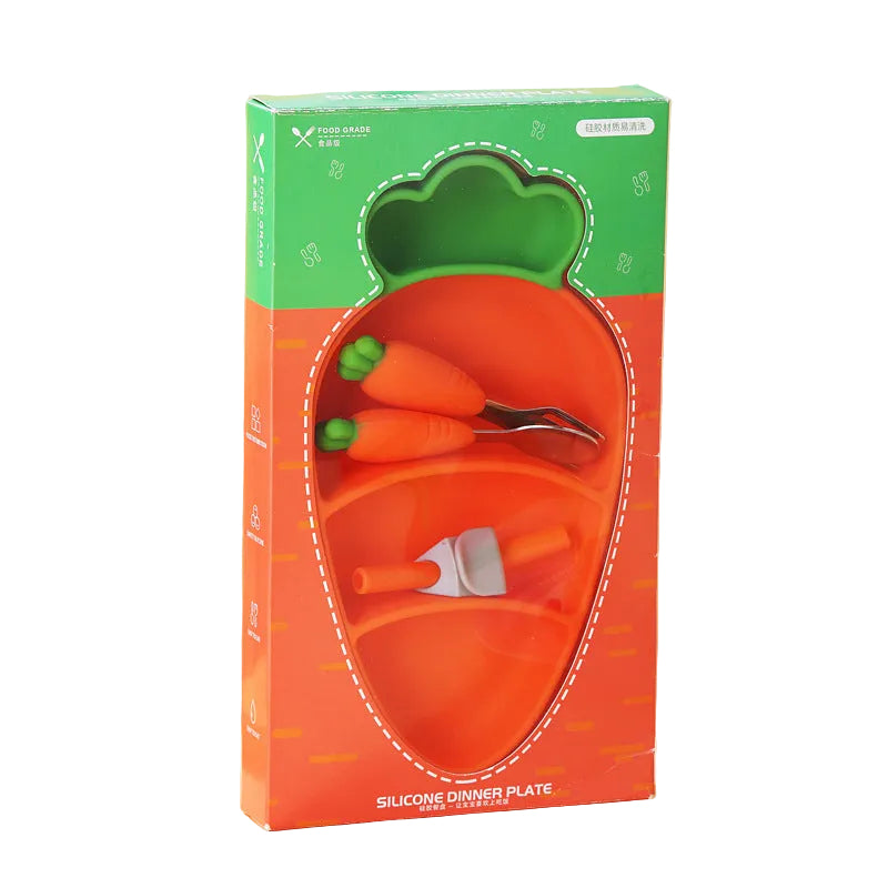 Assiette pour Tout-Petits avec Ventouse Pratique 0