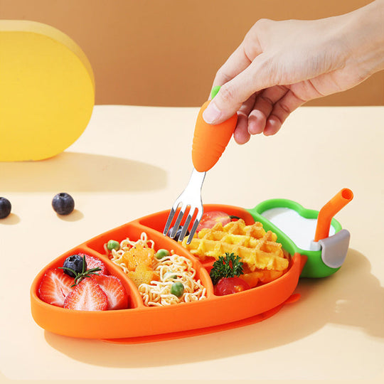 Assiette pour Tout-Petits avec Ventouse Pratique 1