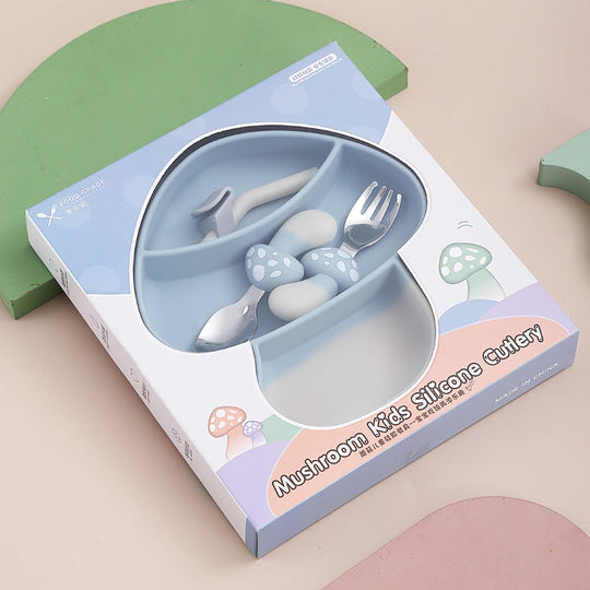 Assiette pour Tout-Petits avec Ventouse Pratique 12