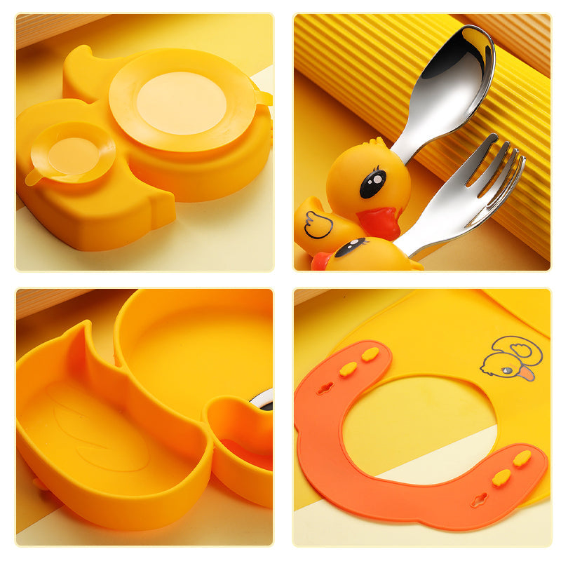 Assiette pour Tout-Petits avec Ventouse Pratique 5