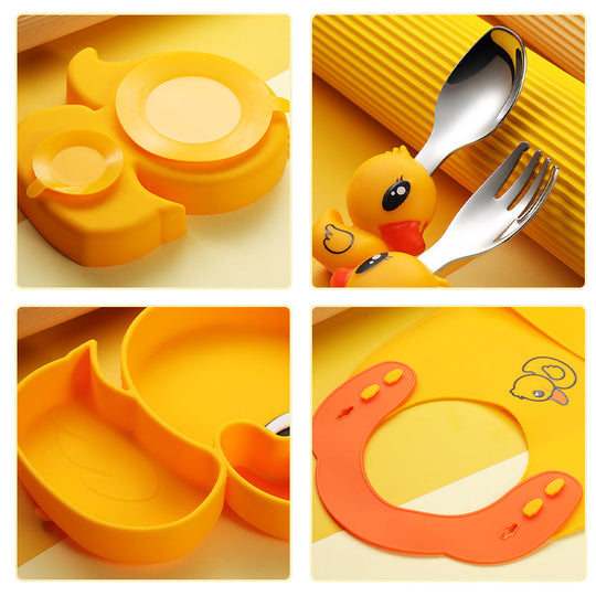 Assiette pour Tout-Petits avec Ventouse Pratique 5